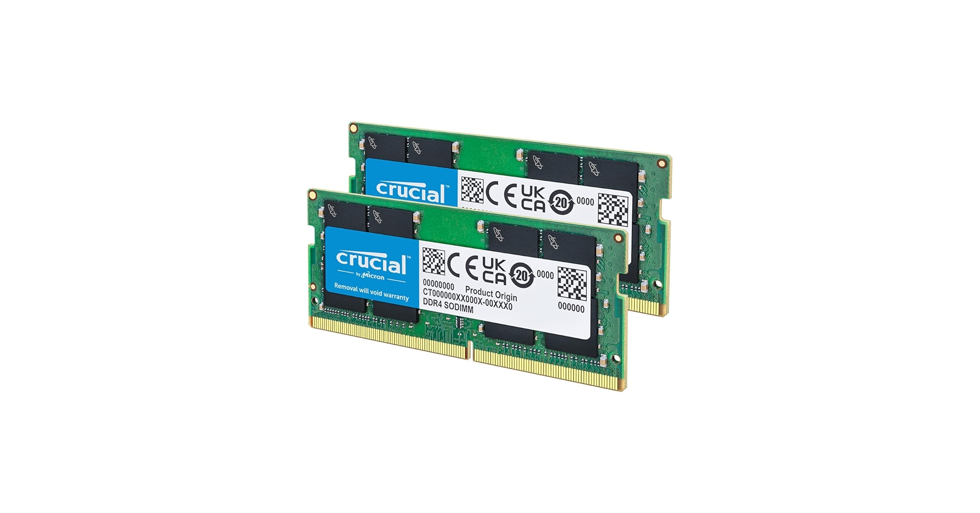 Crucial 16GB DDR4 RAM Kit (2x8GB), 3200MHz (PC4-25600